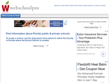 Tablet Screenshot of florida.webschoolpro.com