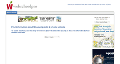 Desktop Screenshot of missouri.webschoolpro.com