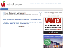 Tablet Screenshot of missouri.webschoolpro.com