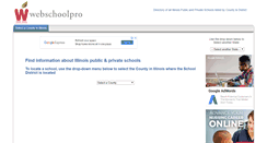 Desktop Screenshot of illinois.webschoolpro.com