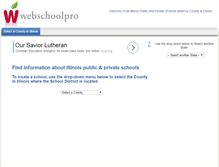 Tablet Screenshot of illinois.webschoolpro.com