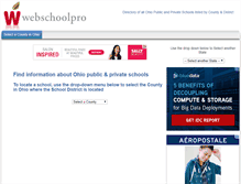 Tablet Screenshot of ohio.webschoolpro.com